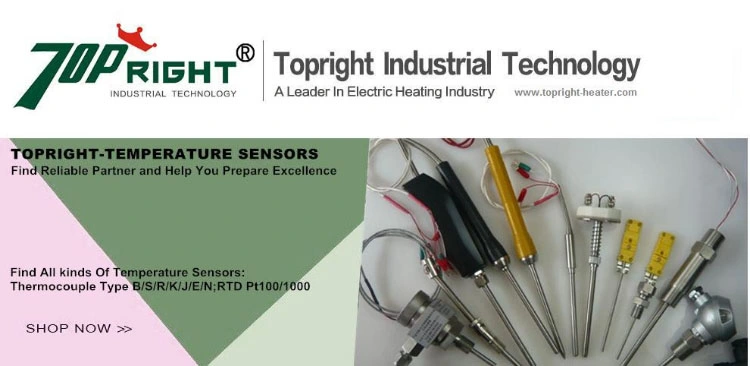 Industrial Type S Thermocouple with Adjustable Compression Fitting Assemblies