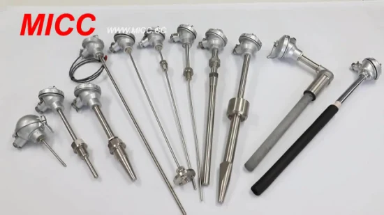 Assembly Thermocouple with Ceramic Protection Tube 99% or 95% Tube Material Available